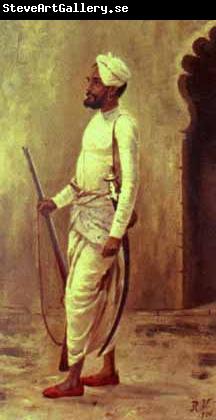 Raja Ravi Varma Rajaputra soldier